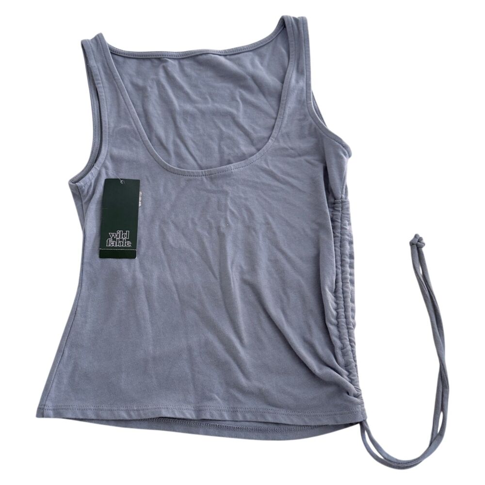 Wild Fable Gray Sleeveless Scoop Neck Tank Top Size S NEW